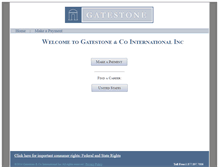 Tablet Screenshot of gatestoneco.com